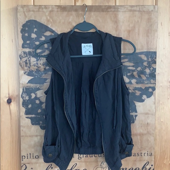 PacSun Jackets & Blazers - LA Hearts/Pacsun Navy Sleeveless Vest - Size M